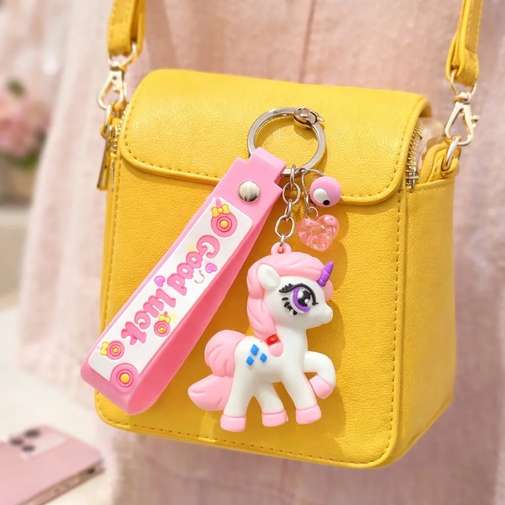 My Little Pony TWINKLESHINE Bag Charm Keychain Cute Pink Strap Charm accessory